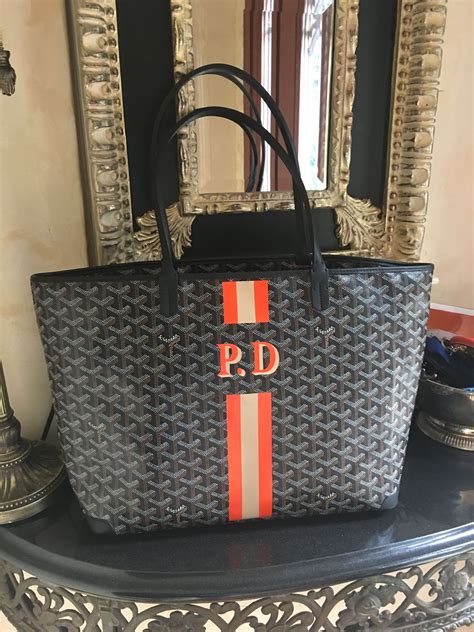 monogram type for goyard|Goyard handbag design.